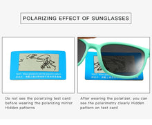 Load image into Gallery viewer, WARBLADE Polarized Square Silicone Flexible Kids Sunglasses