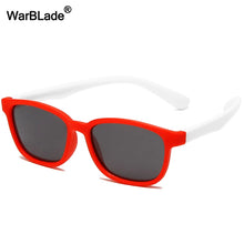 Load image into Gallery viewer, WARBLADE Polarized Square Silicone Flexible Kids Sunglasses