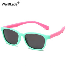 Load image into Gallery viewer, WARBLADE Polarized Square Silicone Flexible Kids Sunglasses