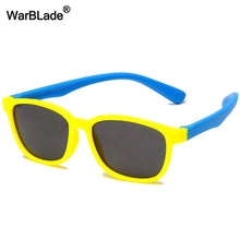 Load image into Gallery viewer, WARBLADE Polarized Square Silicone Flexible Kids Sunglasses