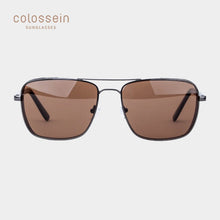 Load image into Gallery viewer, COLOSSEIN Women's Retro Square Metal Frame UV400 Sunglasses - Sunglass Associates