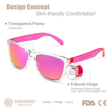 Load image into Gallery viewer, COLOSSEIN Women's Gradient Classic Square Sunglasses