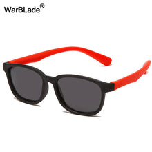 Load image into Gallery viewer, WARBLADE Polarized Square Silicone Flexible Kids Sunglasses