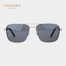 Load image into Gallery viewer, COLOSSEIN Women's Retro Square Metal Frame UV400 Sunglasses - Sunglass Associates