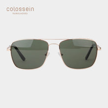 Load image into Gallery viewer, COLOSSEIN Women's Retro Square Metal Frame UV400 Sunglasses - Sunglass Associates
