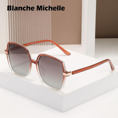Blanche Michelle Women's Polarized Square Sunglasses - Sunglass Associates