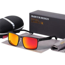 Load image into Gallery viewer, BARCUR Aluminum Magnesium Square Men's Pilot Sunglasses - Sunglass Associates