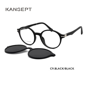 KANSEPT Kids TR90 Polarized Magnetic Clip-on Sunglasses