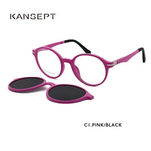 Load image into Gallery viewer, KANSEPT Kids TR90 Polarized Magnetic Clip-on Sunglasses