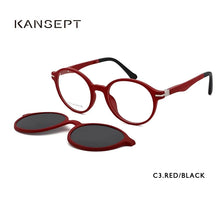Load image into Gallery viewer, KANSEPT Kids TR90 Polarized Magnetic Clip-on Sunglasses