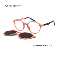 Load image into Gallery viewer, KANSEPT Kids TR90 Polarized Magnetic Clip-on Sunglasses