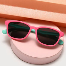 Load image into Gallery viewer, WARBLADE Polarized Square Silicone Flexible Kids Sunglasses