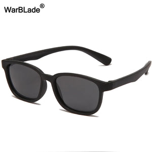 WARBLADE Polarized Square Silicone Flexible Kids Sunglasses