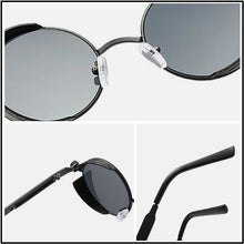 Load image into Gallery viewer, HOOBAN Classic Round Steampunk Men&#39;s Sunglasses