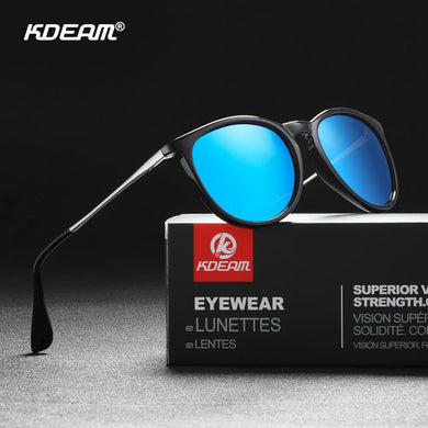 KDEAM Round Vintage Women's Sunglasses