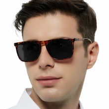 Load image into Gallery viewer, Men&#39;s Polarized Brand Designer Luxury Square Sunglasses
