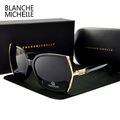 Blanche Michelle Women's Oversized Polarized Sunglasses