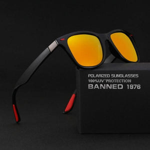BANNED Fashion HD Polarized Women's Retro Square UV400 Sunglasses - Sunglass Associates