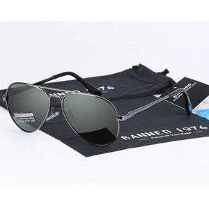 BANNED HD Polarized Pilot UV400 Kids Sunglasses - Sunglass Associates