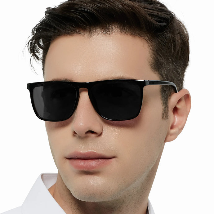 Men's Polarized Brand Designer Luxury Square Sunglasses