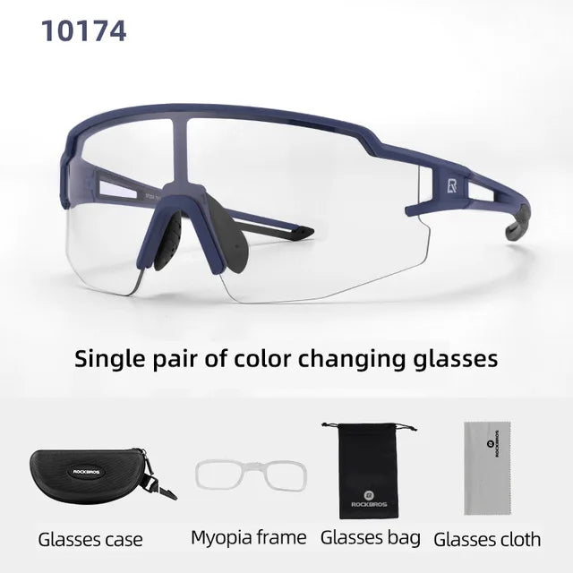 ROCKBROS Photochromic Unisex Cycling Sunglasses