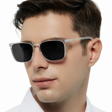 Load image into Gallery viewer, Men&#39;s Polarized Brand Designer Luxury Square Sunglasses