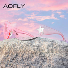 Load image into Gallery viewer, AOFLY Star  Women&#39;s Wrap Sunglasses