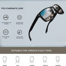 Load image into Gallery viewer, AOFLY Square Polarized Men&#39;s Sunglasses