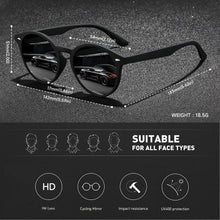 Load image into Gallery viewer, 2 Piece Fashion Vintage Men's Round Sunglasses