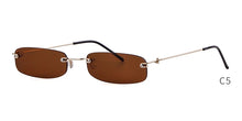 Load image into Gallery viewer, SORVINO Small  Rimless Rectangle Women's Sunglasses