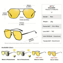 Load image into Gallery viewer, CLLOIO Anti-glare Day Night Unisex Driving Glasses