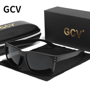 GCV Brand Fashion Men's Wrap Retro Photochromic Classic Polaroid Sunglasses - Sunglass Associates