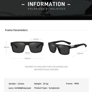 Polarized Unisex Sunglasses - Sunglass Associates