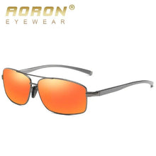 Load image into Gallery viewer, AORON Classic Retro Men&#39;s Polarized Aluminum Frame UV400 Sunglasses - Sunglass Associates