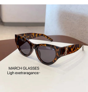 JQZSAG Women's  Luxury Cat Eye Sunglasses