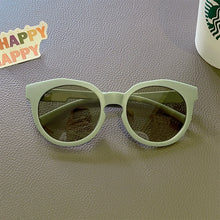 Load image into Gallery viewer, OPUYYM Kids Checker Panel Round UV400 Sunglasses