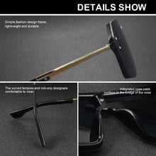 Load image into Gallery viewer, AOFLY Rimless Mirror Rectangular Women&#39;s Sunglasses