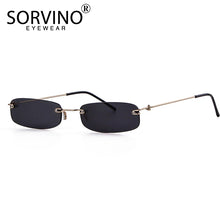 Load image into Gallery viewer, SORVINO Small  Rimless Rectangle Women's Sunglasses