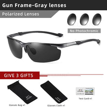 Load image into Gallery viewer, CLLOIO Aluminum Polarized Photochromic Men&#39;s Driving Sunglasses