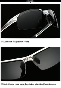 AORON Men's Polarized UV400 Driving Sunglasses - Sunglass Associates