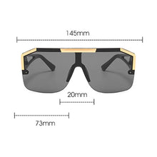 Load image into Gallery viewer, Luxury Oversized Square Women&#39;s Designer UV400 Sunglasses