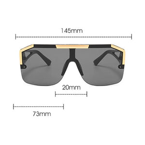 Luxury Oversized Square Women's Designer UV400 Sunglasses