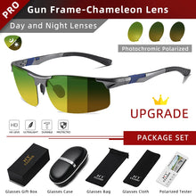 Load image into Gallery viewer, CLLOIO Photochromic Men&#39;s Polarized Driving Sunglasses