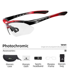 Load image into Gallery viewer, ROCKBROS Unisex Cycling Photochromic Sunglasses
