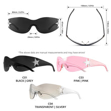 Load image into Gallery viewer, AOFLY Star  Women&#39;s Wrap Sunglasses