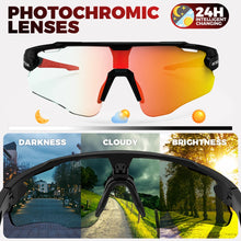 Load image into Gallery viewer, VICTGOAL Photochromic Unisex Cycling UV400 Sunglasses