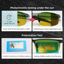 Load image into Gallery viewer, CLLOIO Photochromic Men&#39;s Polarized Driving Sunglasses