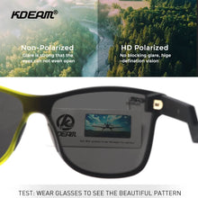 Load image into Gallery viewer, KDEAM Innovative Bending Men's TR90 Polarized 1.1mm Thickness Lens Sunglasses