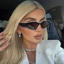 Load image into Gallery viewer, MEIHOU Thick Frame Cat Eye Sunglasses for Women