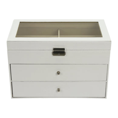18 Slots Sunglasses Organizer with Drawers